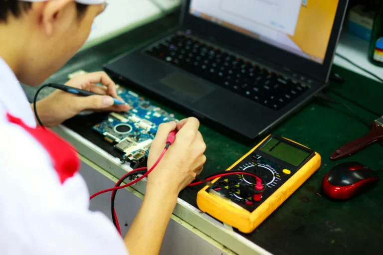 Laptop fixing and testing