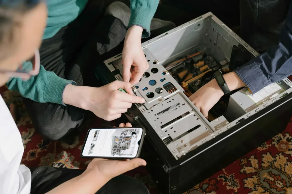 Computer CPU repairing